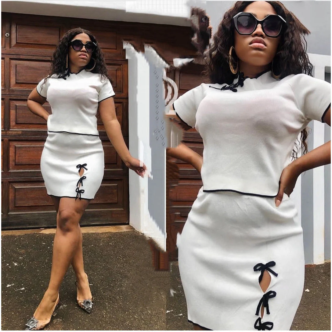 Short Sleeve Top & Mini Skirt Set - Image 9