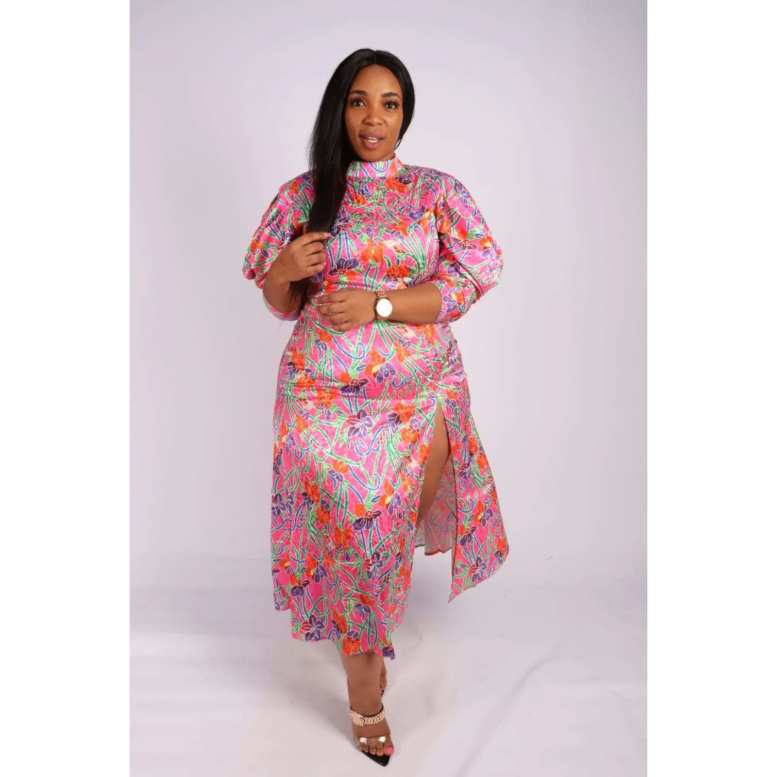Side Slit Floral Dress  - Image 2