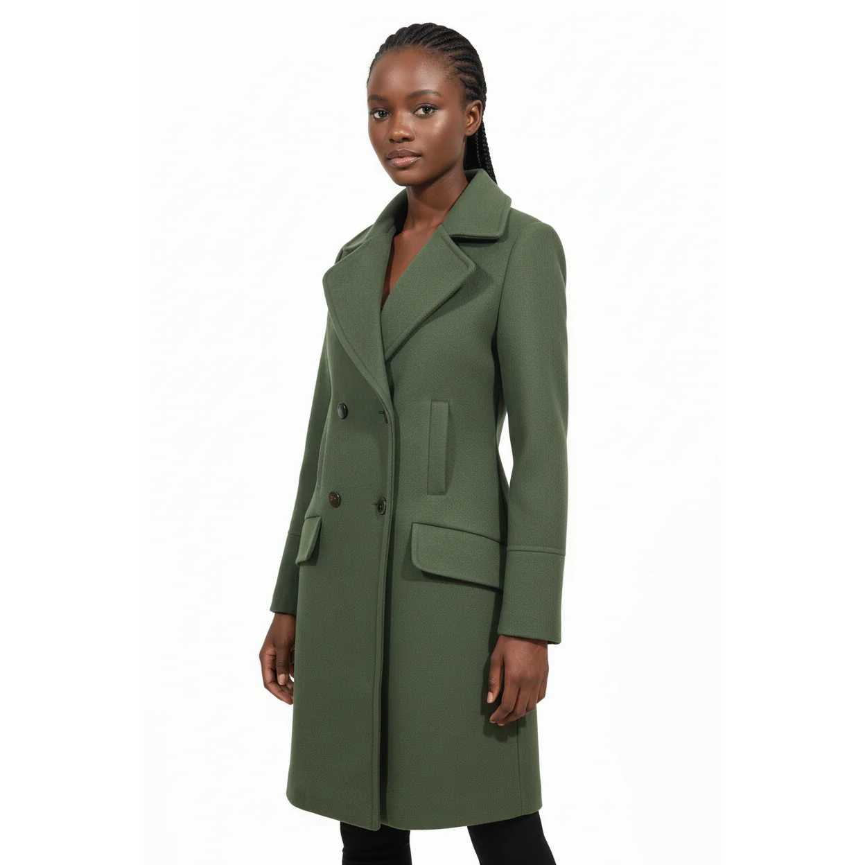 Bouble Breasted Long Sleeve Jackets - Image 2