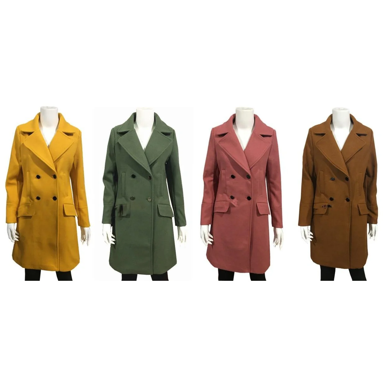 Bouble Breasted Long Sleeve Jackets - Image 5