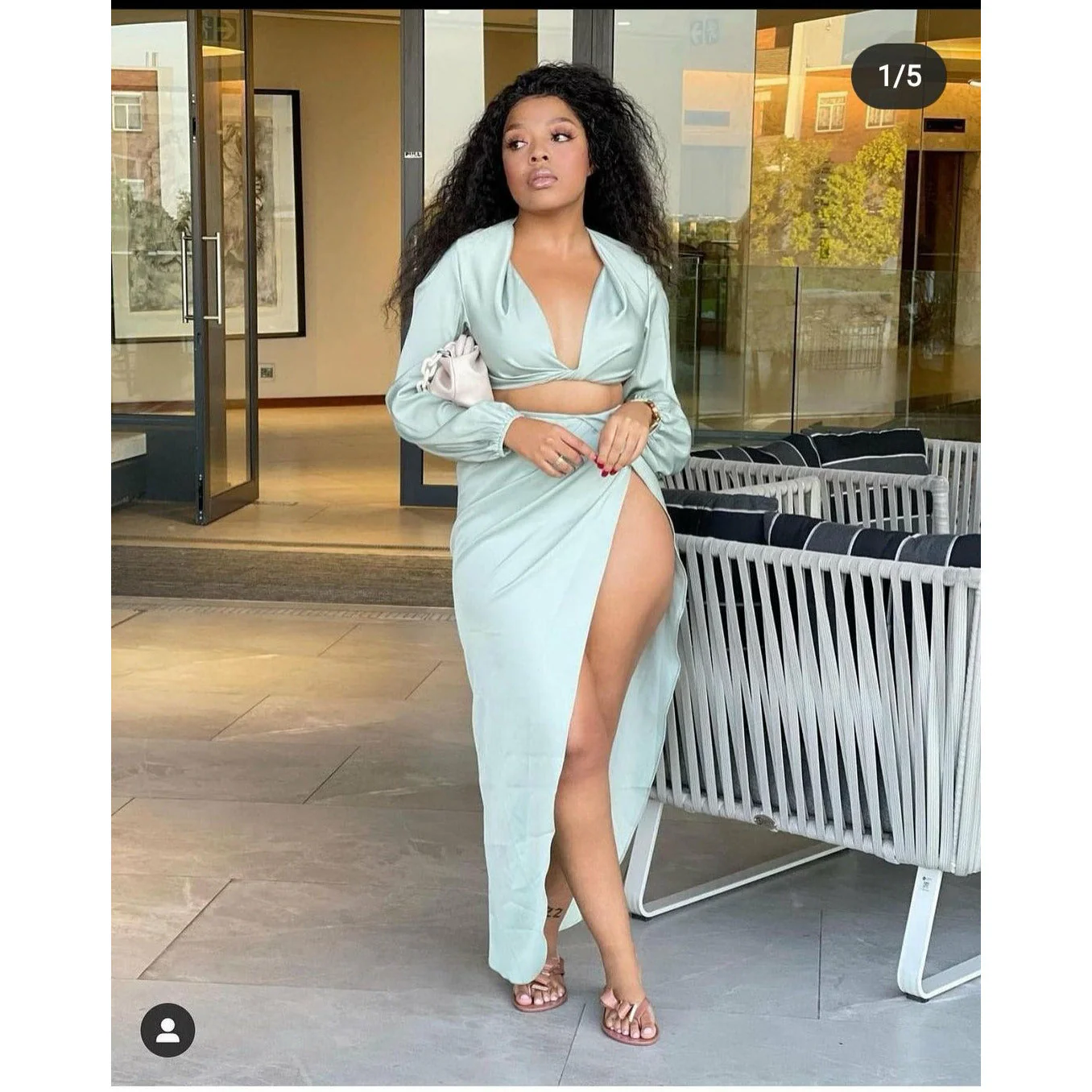 Silky Satin Twin Set - Image 12