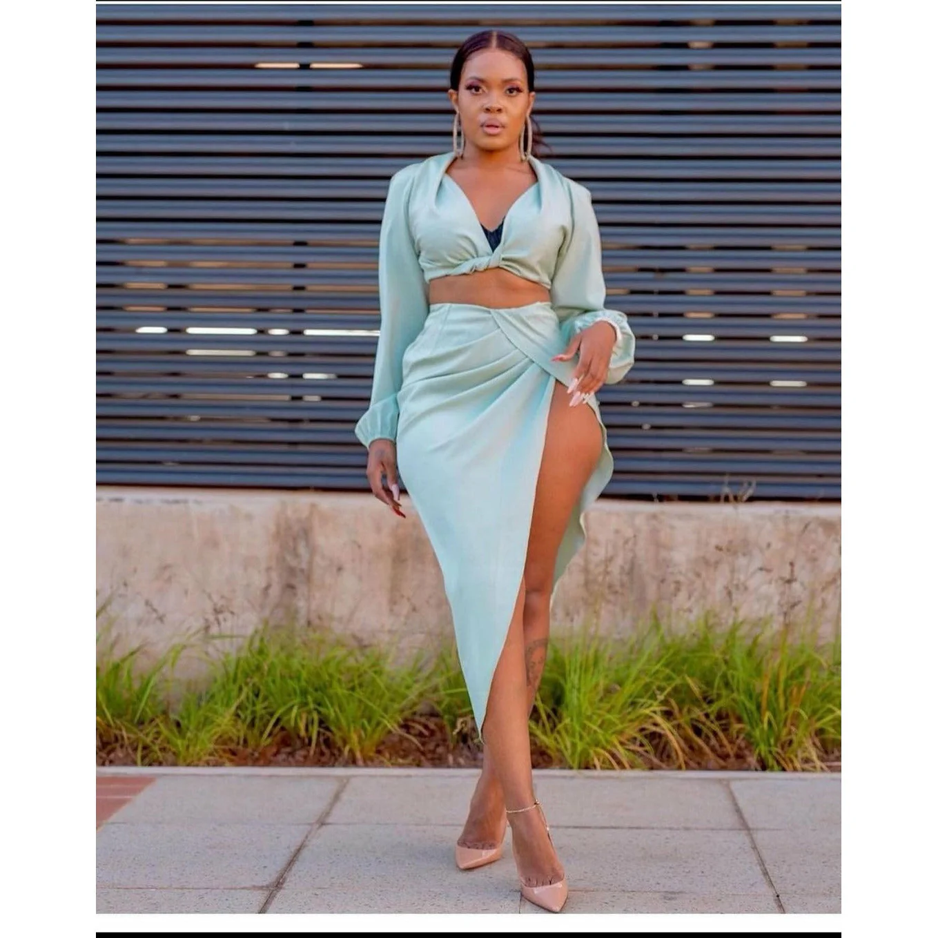 Silky Satin Twin Set - Image 14