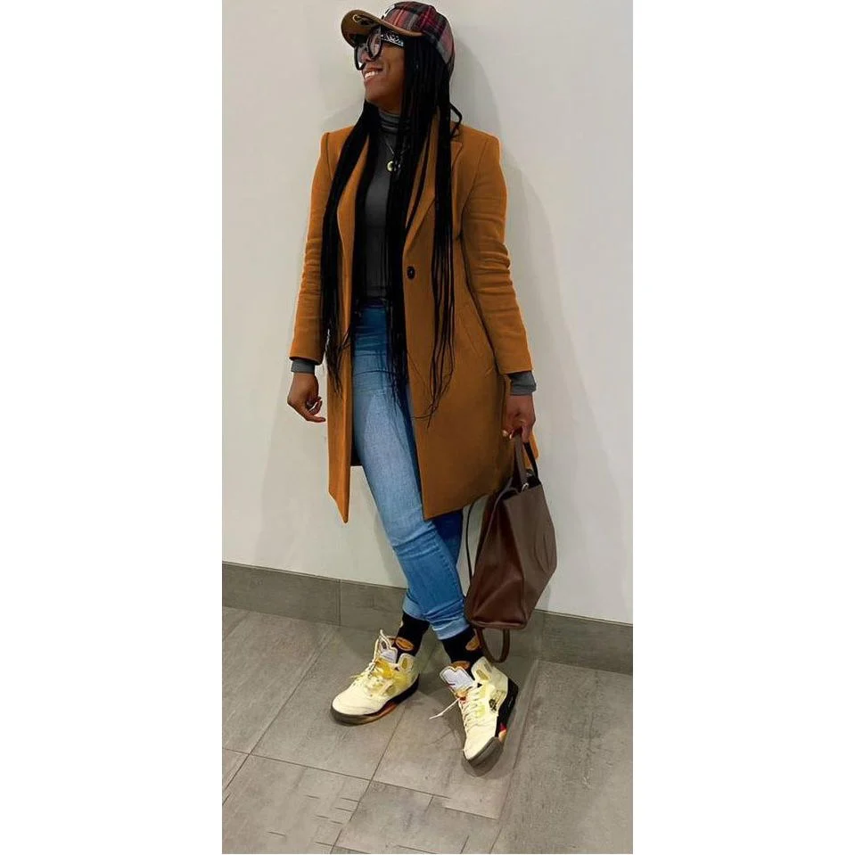 Single Button Coat - Image 6