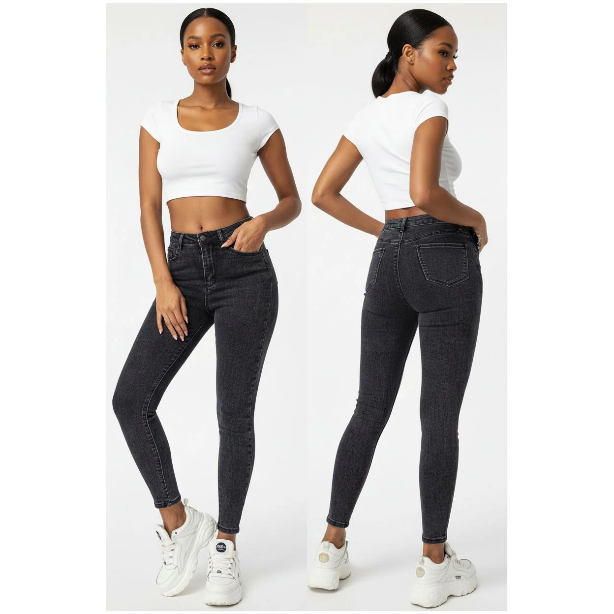Skinny High Waist Stretchable Pencil Jeans
