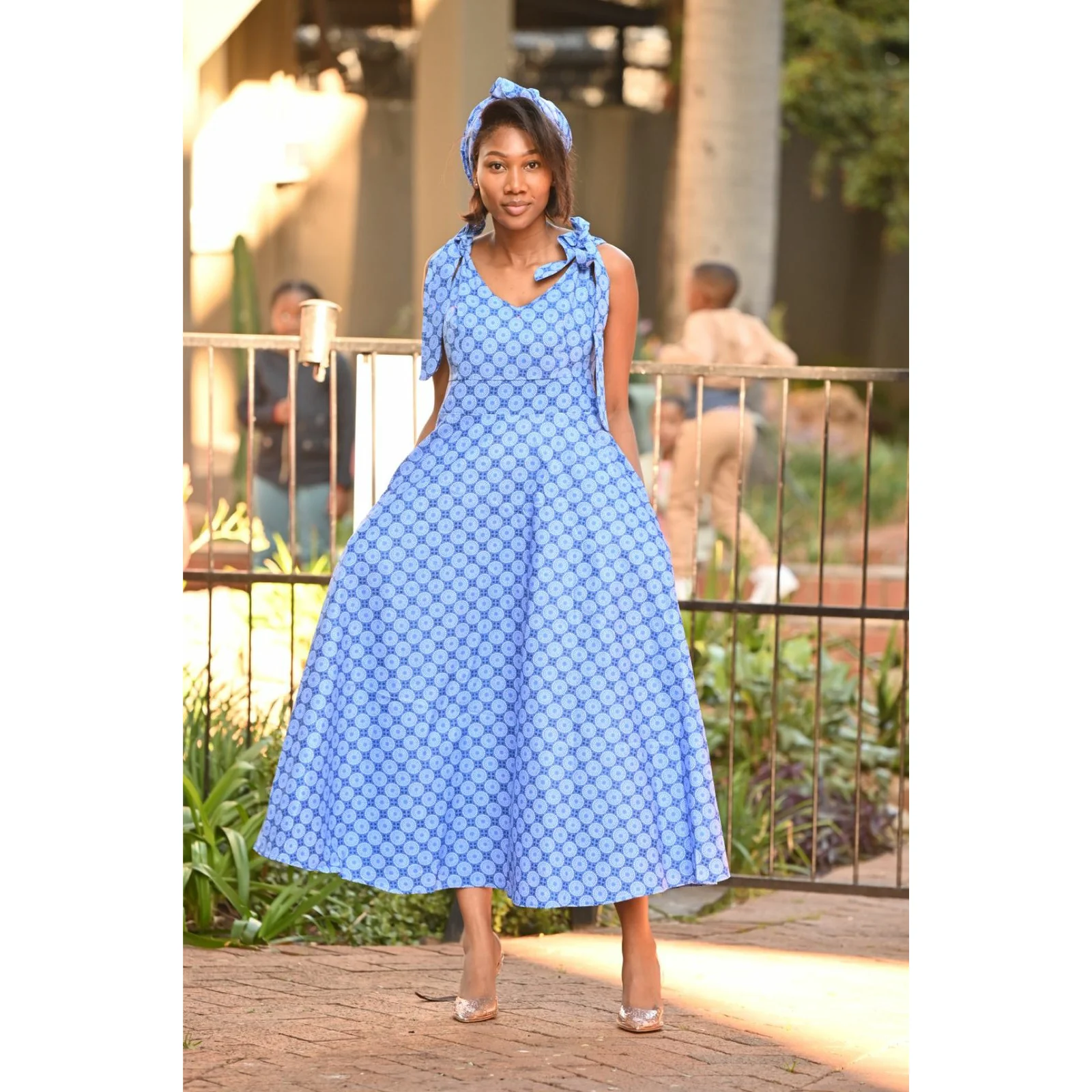 Sleeveless Ankara Dress - Image 6