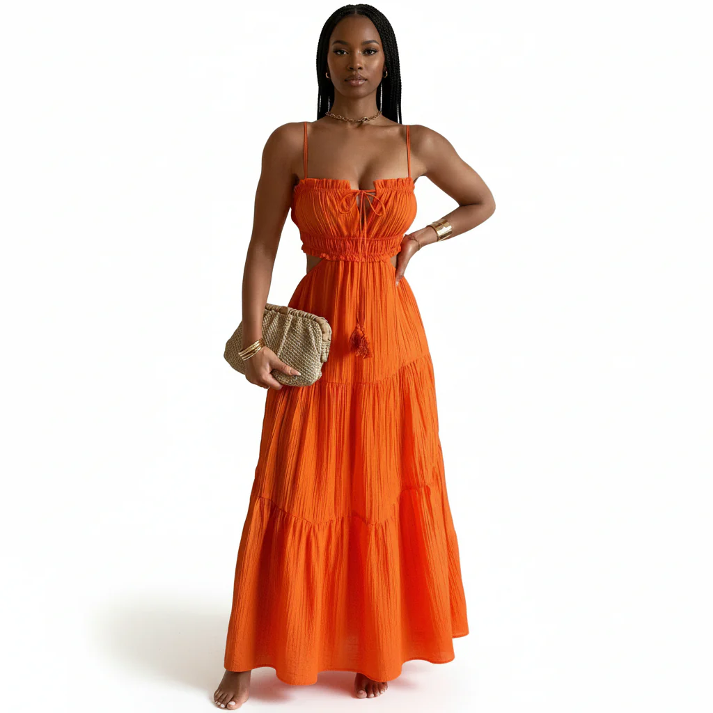 Sleeveless Backless Dress - Image 3
