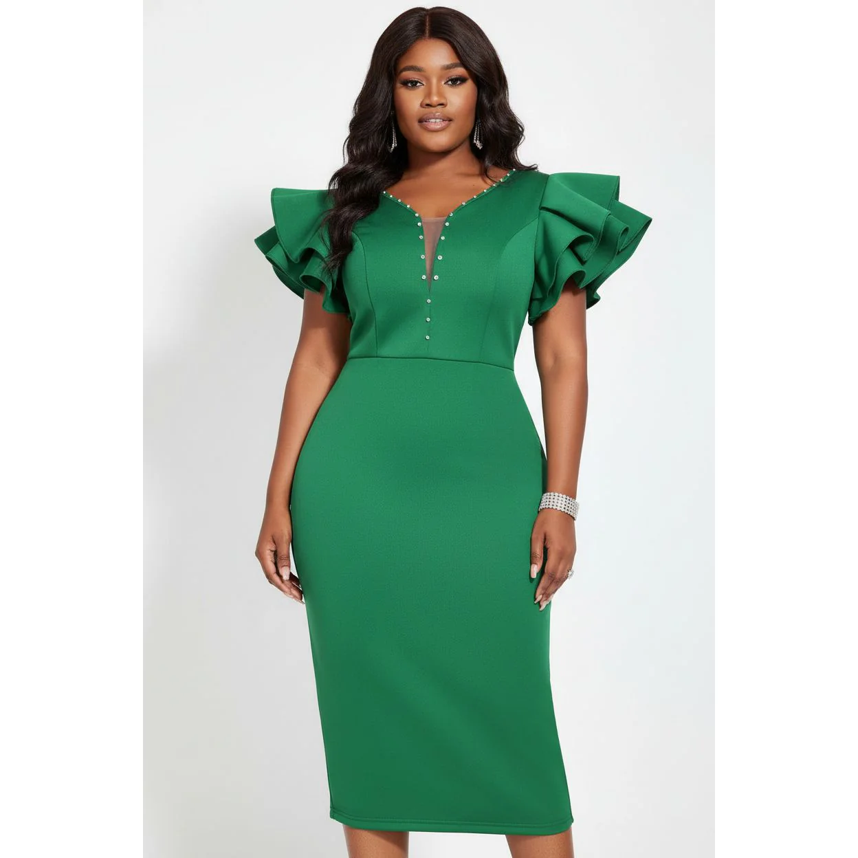 Sleeveless Bodycon Business Elegant Cocktail Party Dress