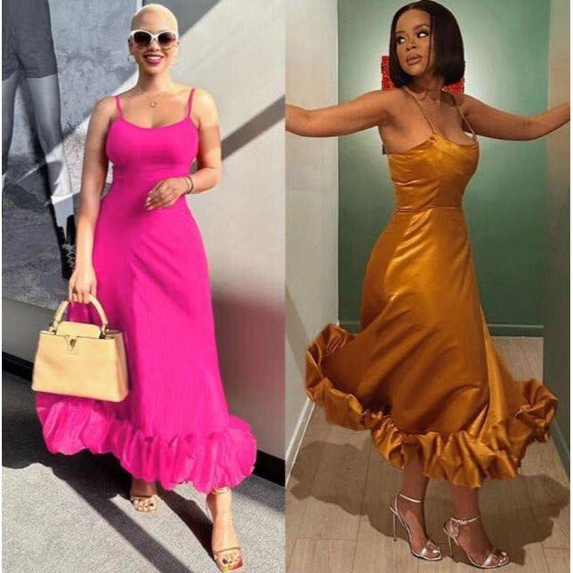 Sleeveless Bottom Ruffle Dress - Image 4