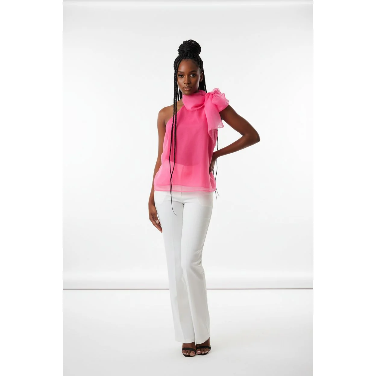 Sleeveless Bowtied Top - Image 2