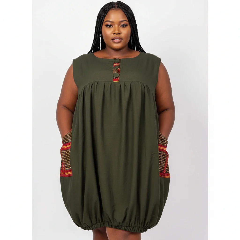 Sleeveless Bubbles Dress - Image 4