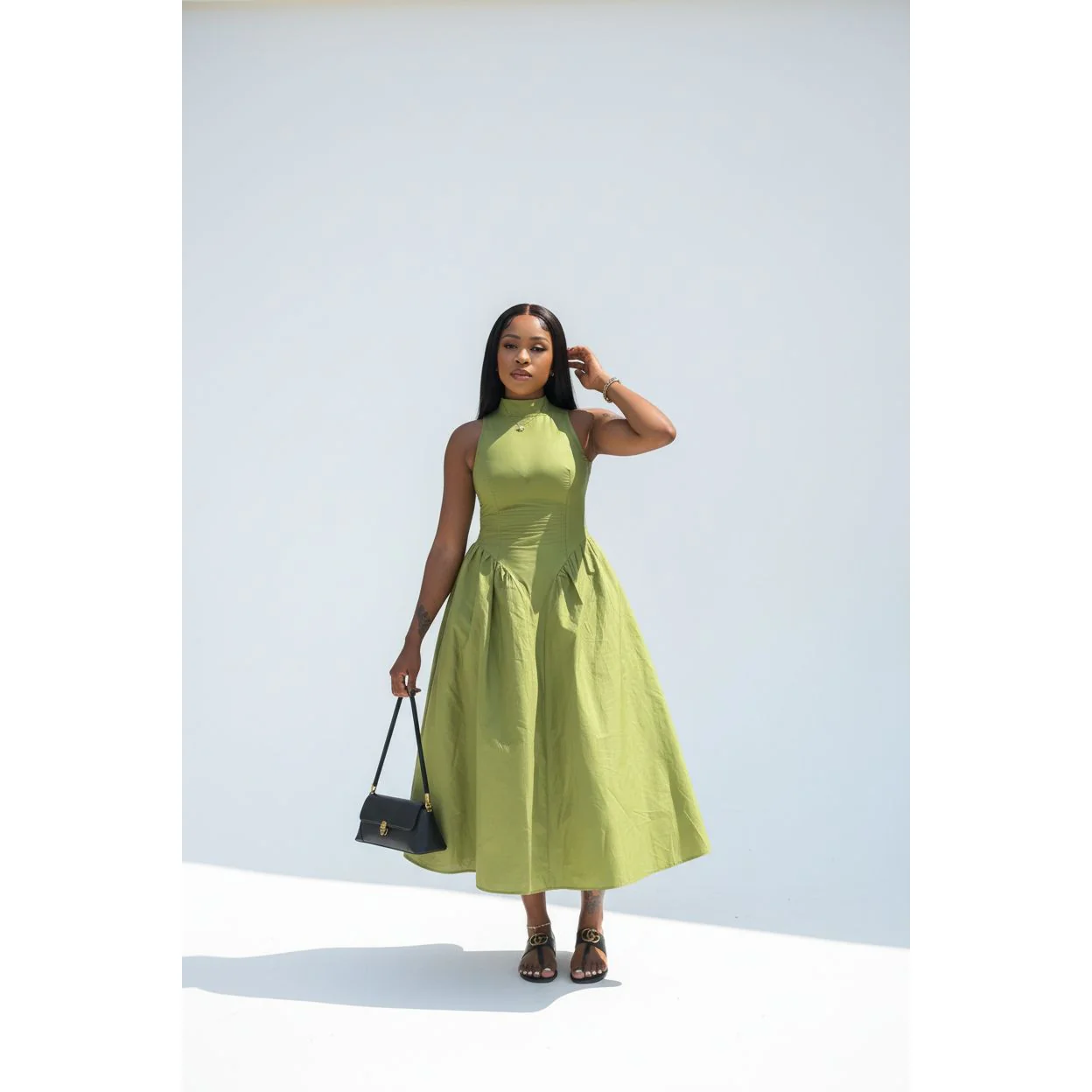 Sleeveless Corset Maxi Dress - Image 2