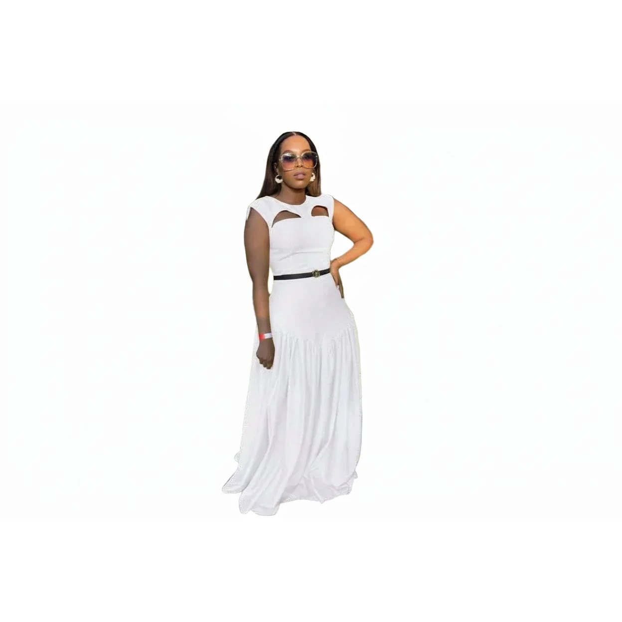 Sleeveless Corset Maxi Sexy Dress - Image 4