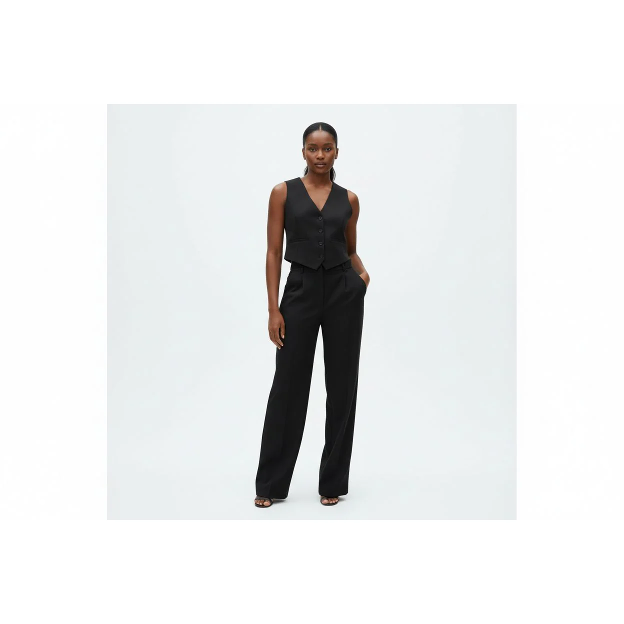 Sleeveless Formal 2pc Set - Image 3