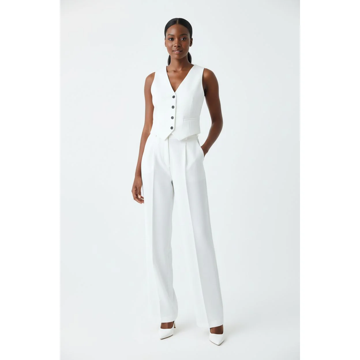 Sleeveless Formal 2pc Set - Image 4