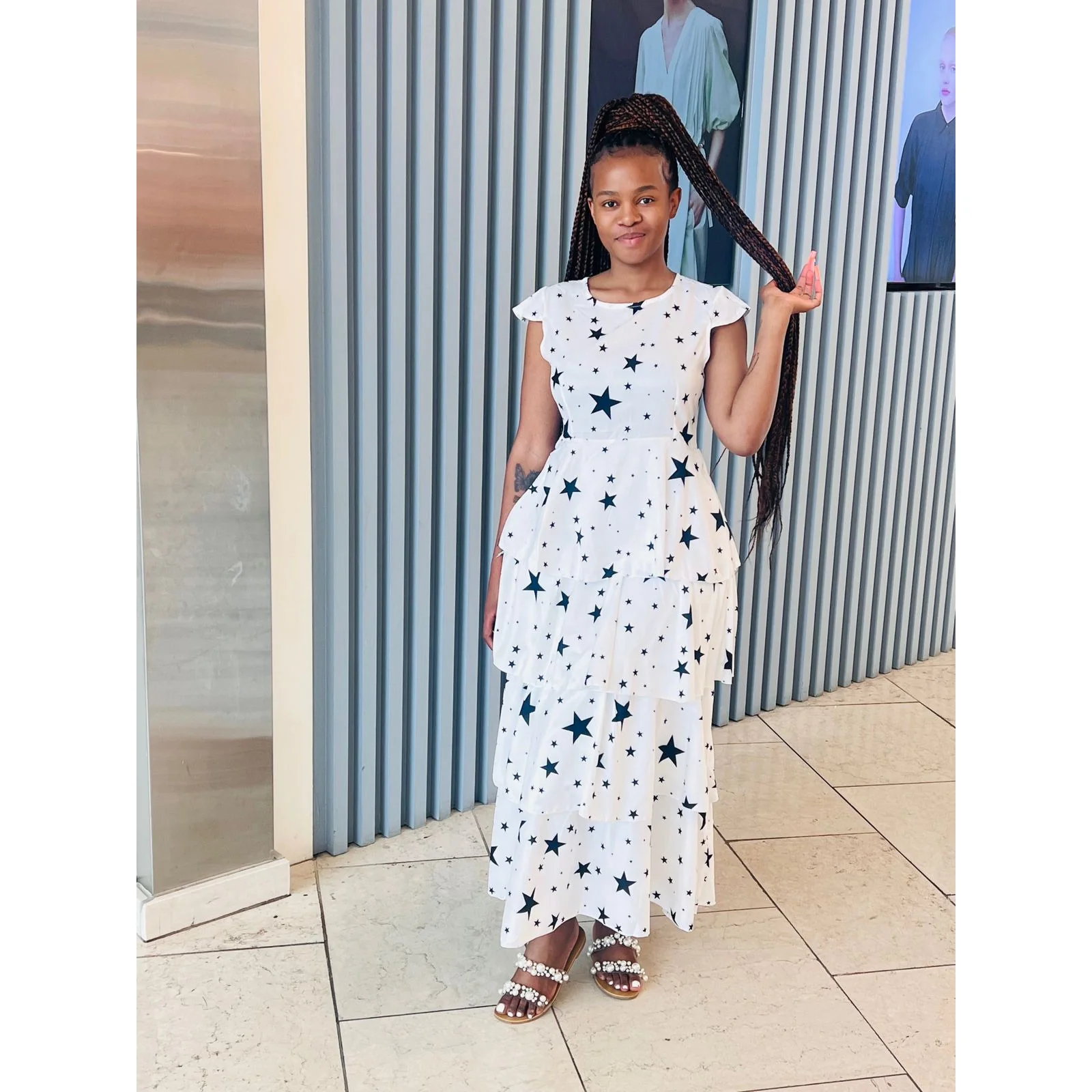 Sleeveless Layered Floral Maxi Dress - Image 13