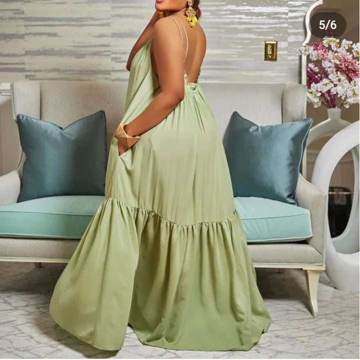 Sleeveless Maxi Dress - Image 3