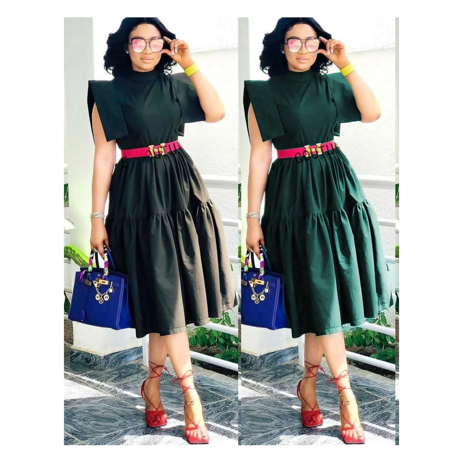 Sleeveless Midi Dress - Image 2