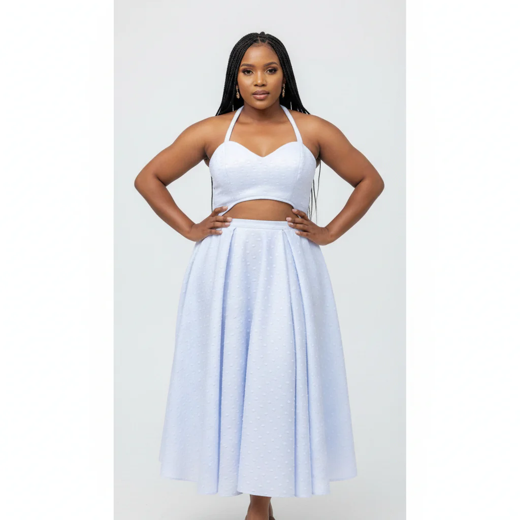 Sleeveless Open Waste Dress - Image 4