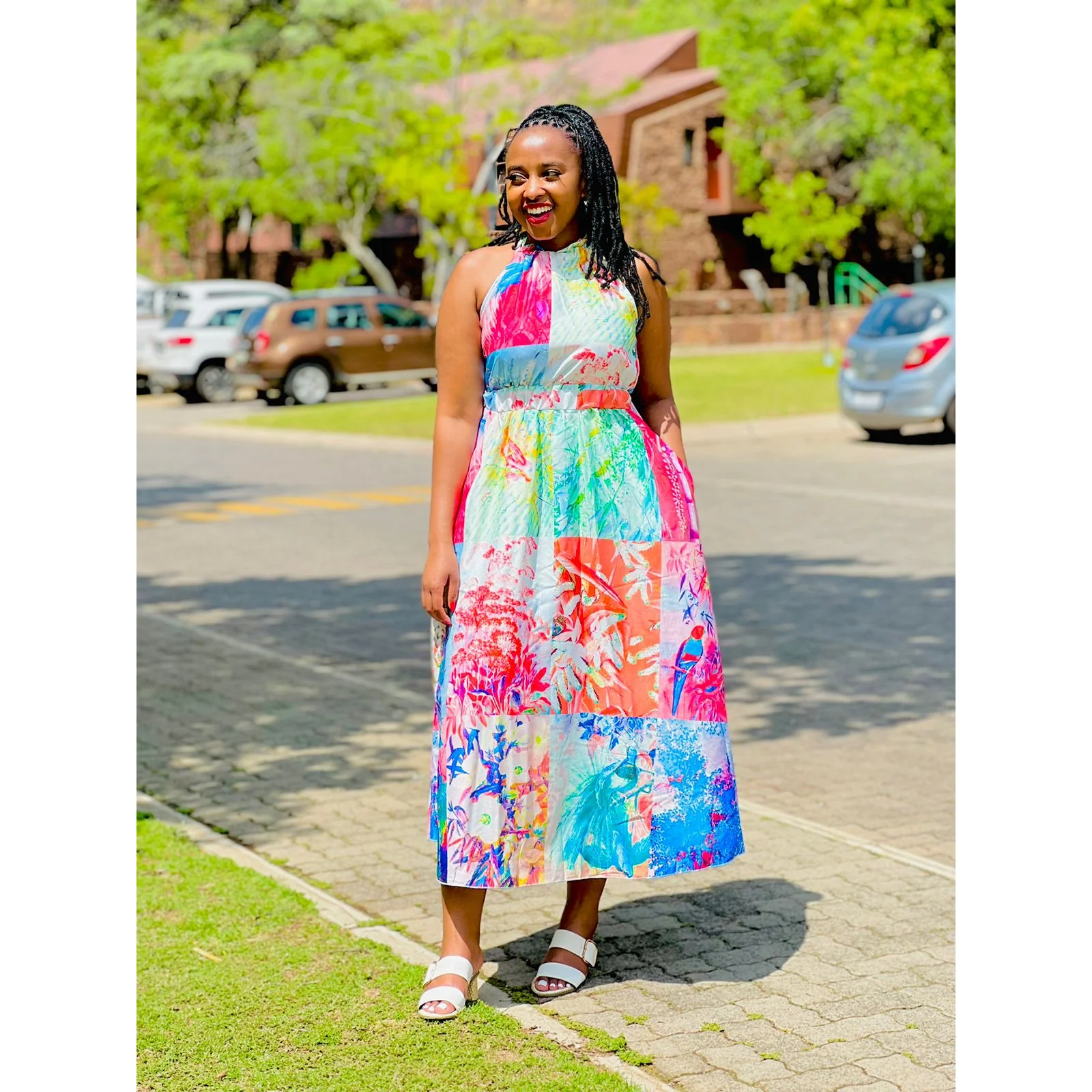 Sleeveless Print Maxi Dress - Image 6
