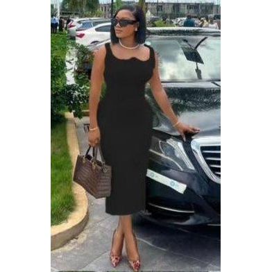 Sleeveless Bandage Bodycon Elegant Dress - Image 5