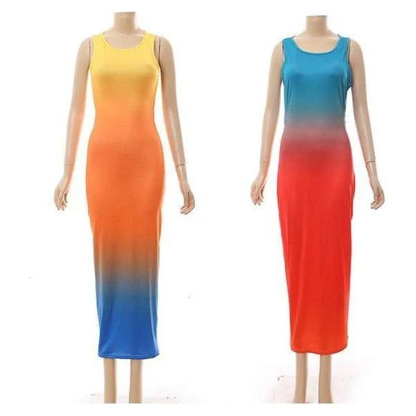 Sleeveless Round Neck Bodycon Dress - Image 4