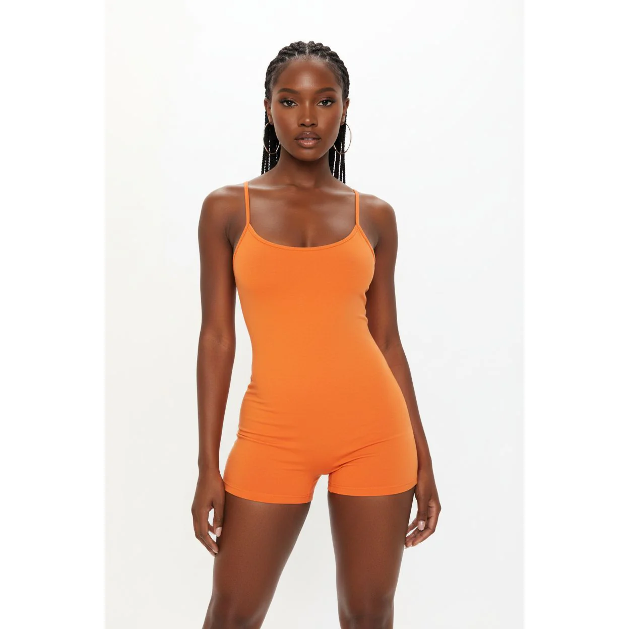 Sleeveless Short Bodycon Jumpsuit - Image 3