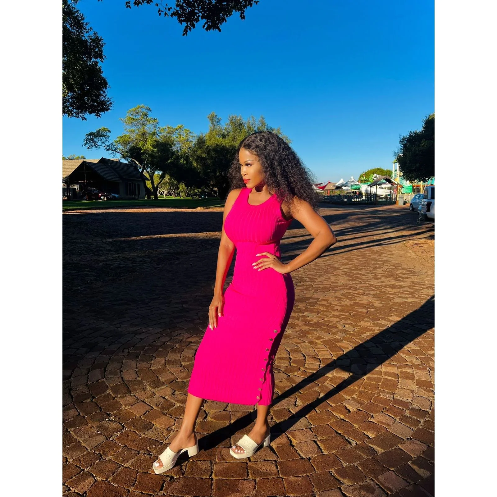 Sleeveless Side Slit Dress - Image 6
