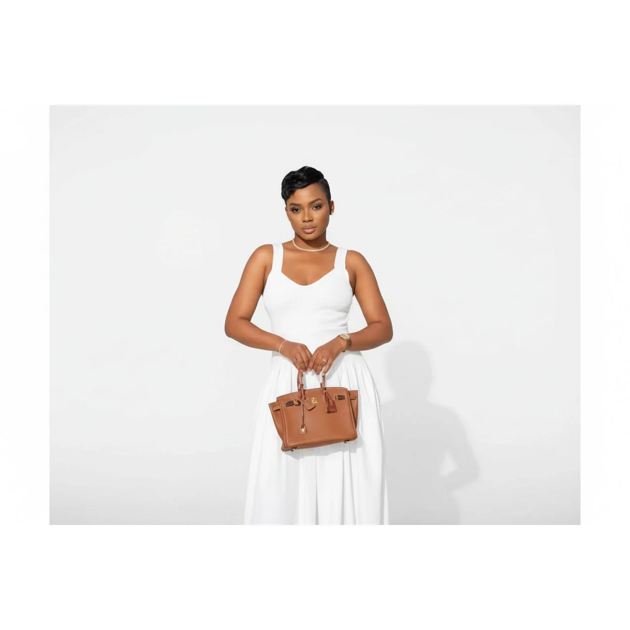 Sleeveless Square Neck Maxi Dress - Image 3