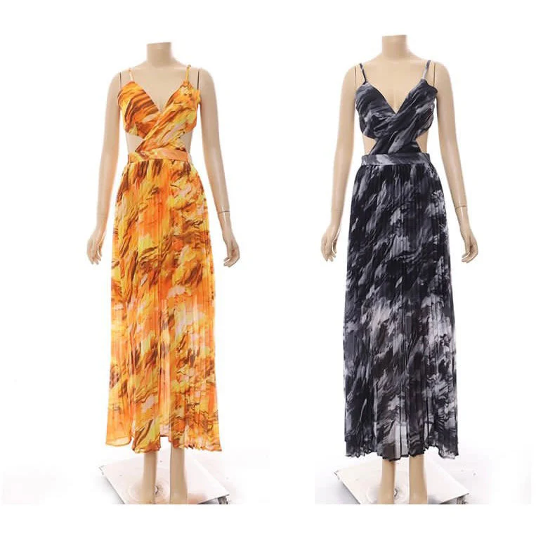 Sleeveless V-Neck Maxi Dress - Image 4