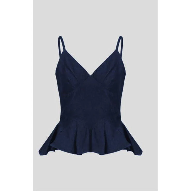 Sleeveless V-Neck Top - Image 2