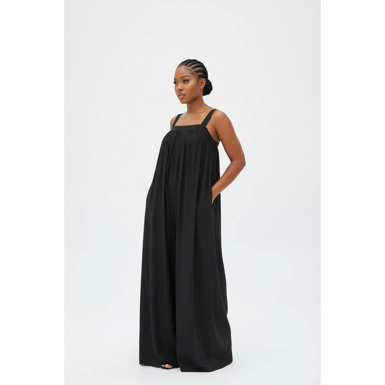 Sleeveless Wide Leg Jumpsuit - Image 3