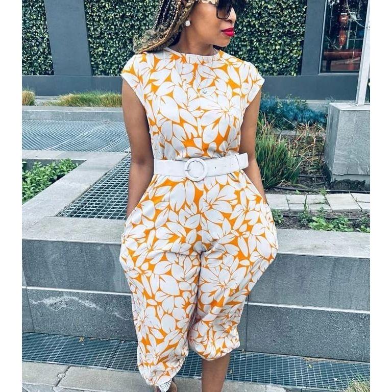 Sleeves Floral Jumpsuit - Image 8