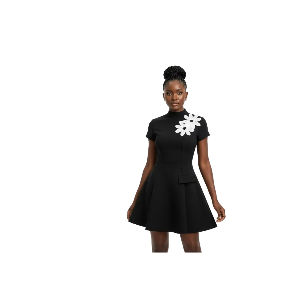 Slim Fit Elegant Mini Dress - Image 2