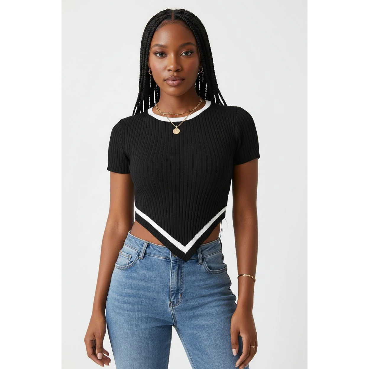 Slim Fit Sexy Blouse - Image 3