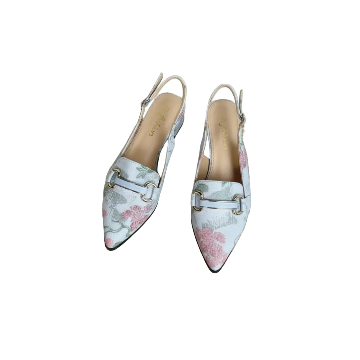 Slingback Bulk Heel Poited Closed Toe - Image 3