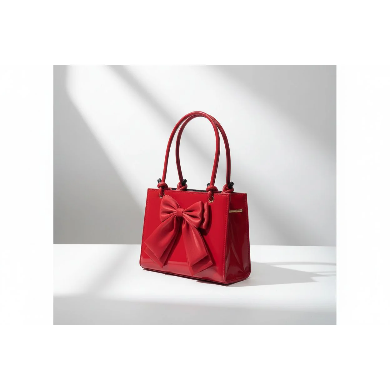 Small Leather Crossbody Handbags with Bow Design - Image 4