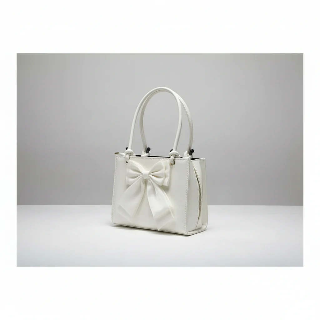 Small Leather Crossbody Handbags with Bow Design - Image 5