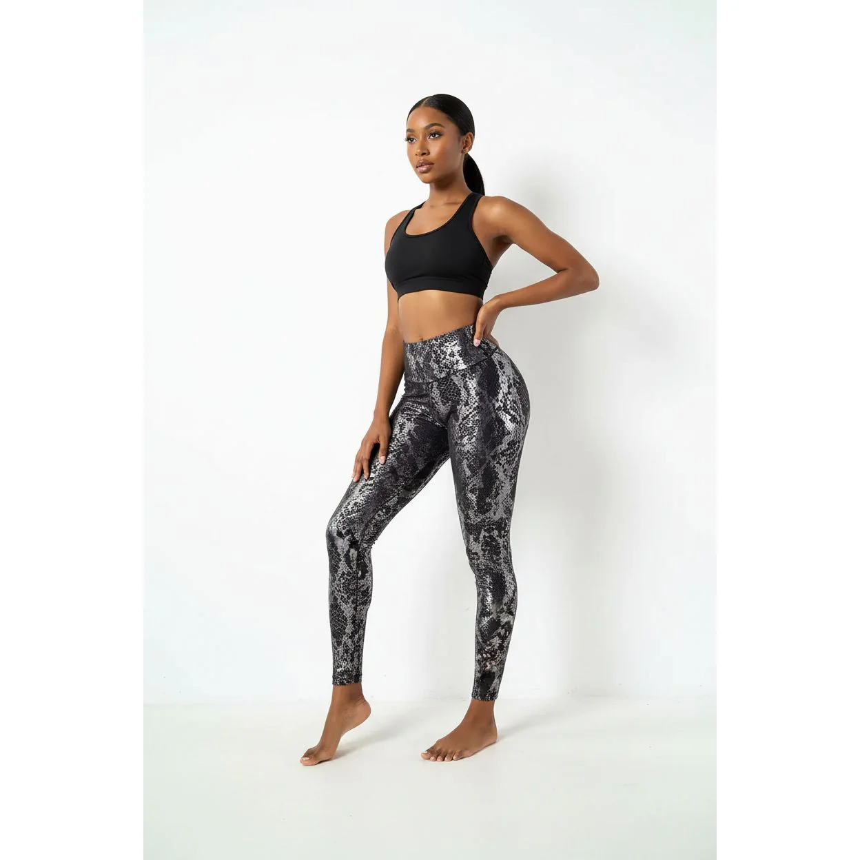 snake pattern yoga legging - Image 3