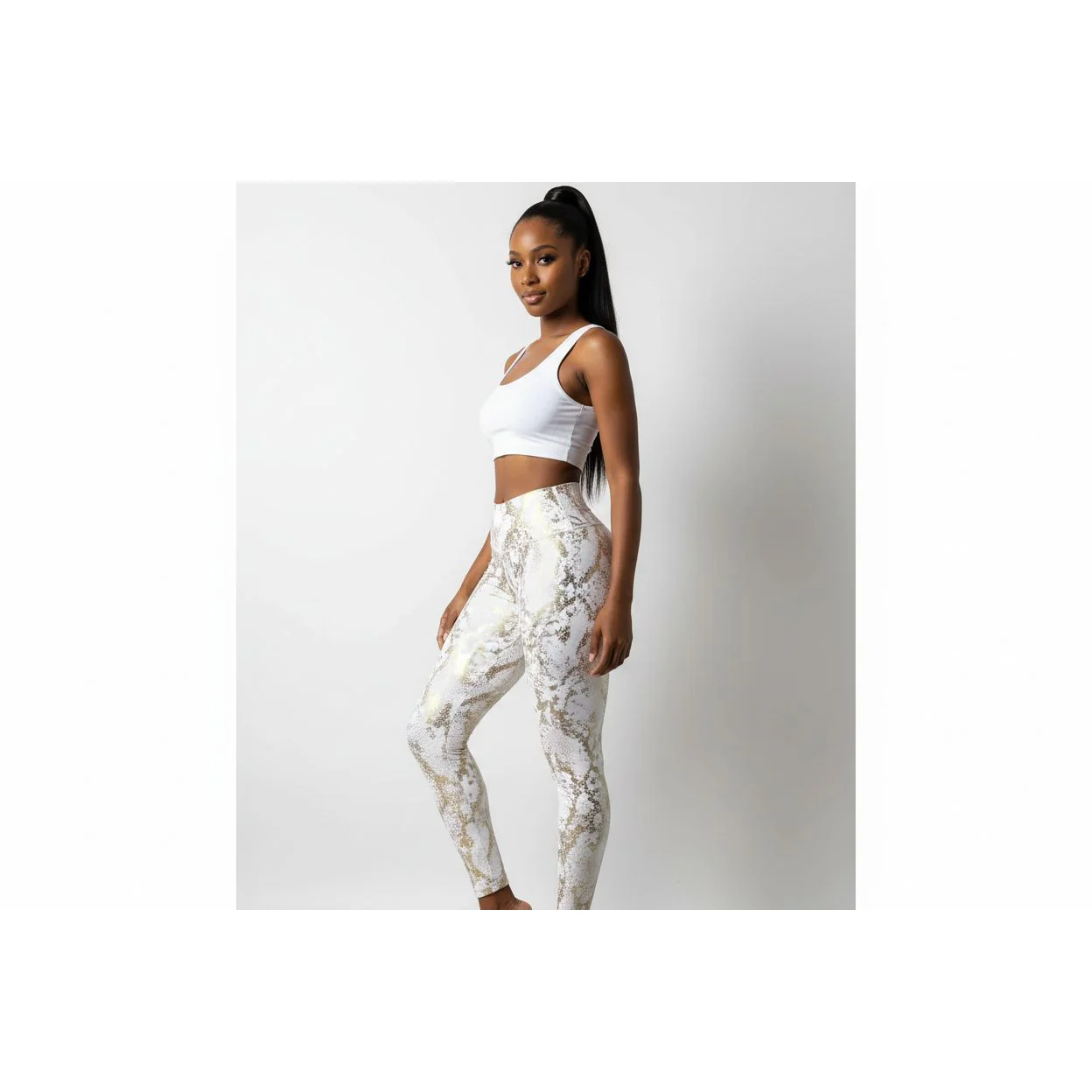 snake pattern yoga legging - Image 4