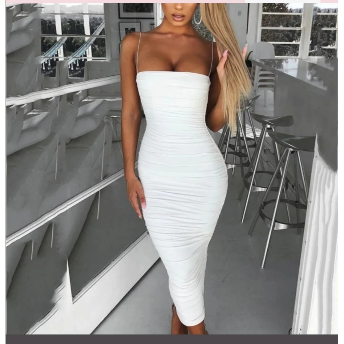 Spaghetti Strap Dress. - Image 3