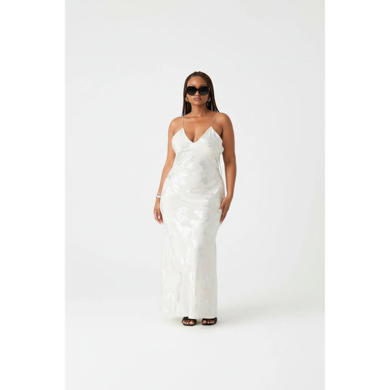 Spaghetti Strap Long Slim Fit Dress