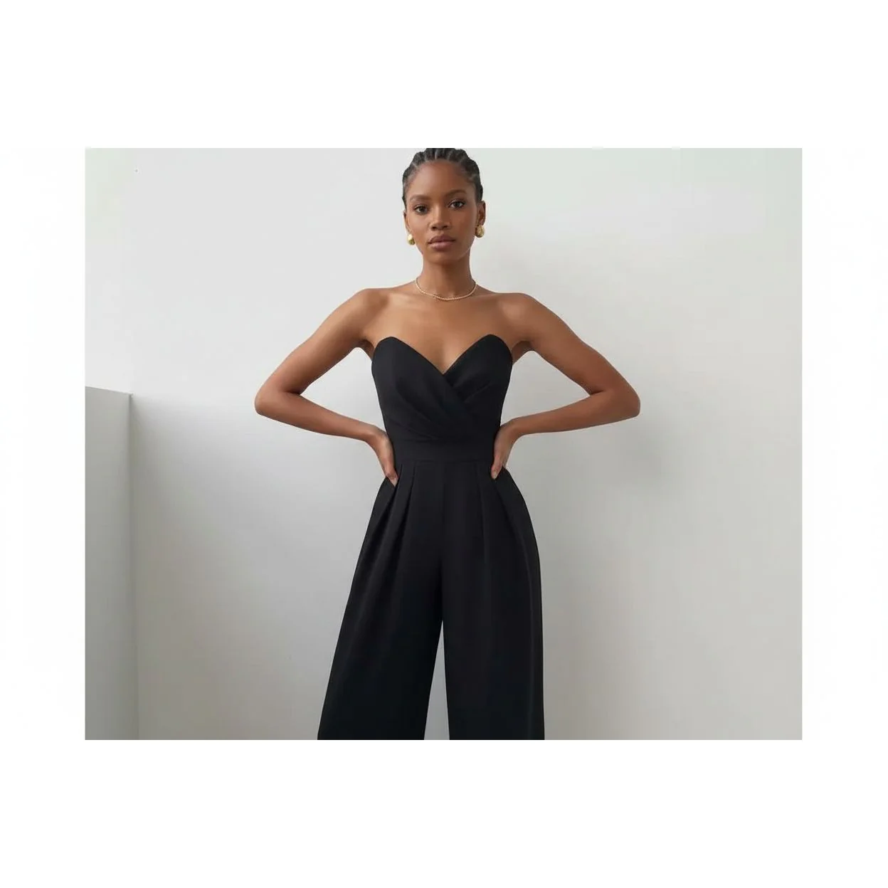 Spaghetti Strap Wide Leg Jumpsuits - Image 3