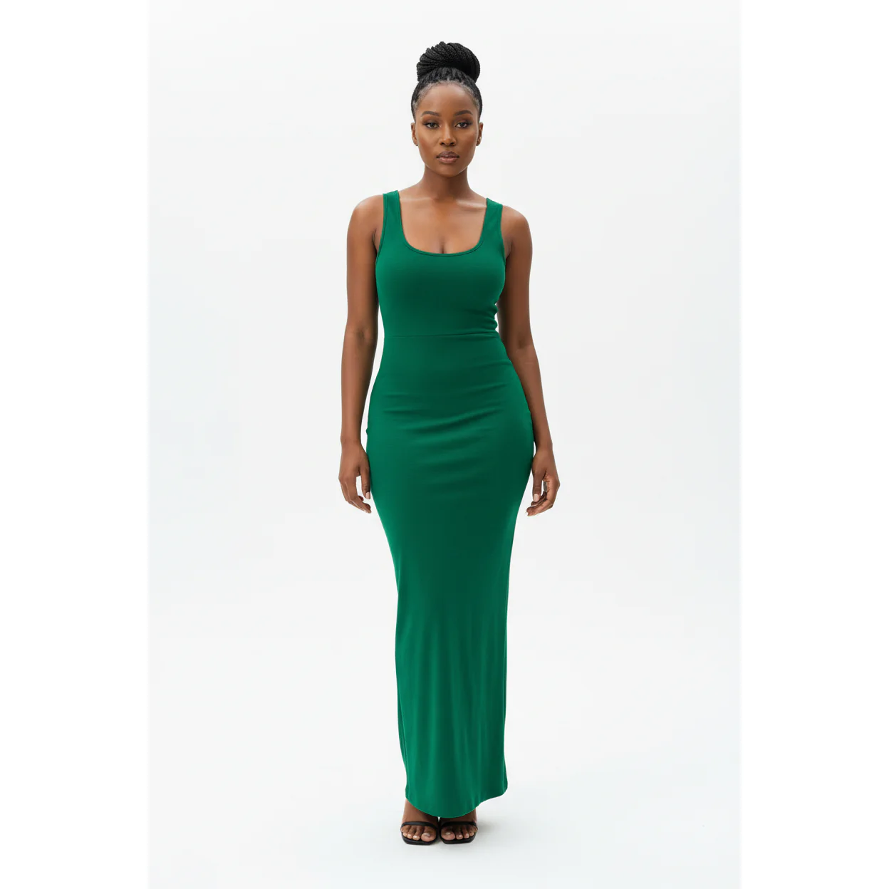Spaghtti Strap U-Neck Maxi Dress - Image 5