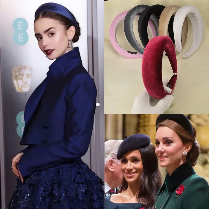 Sponge Headbands Non Slip Boho Hair Hoop. - Image 4