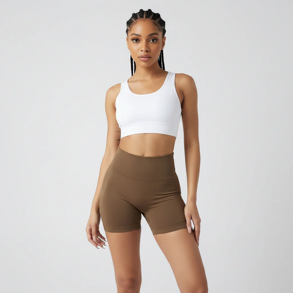 Sport Studio Wide Waistband Legging Shorts.