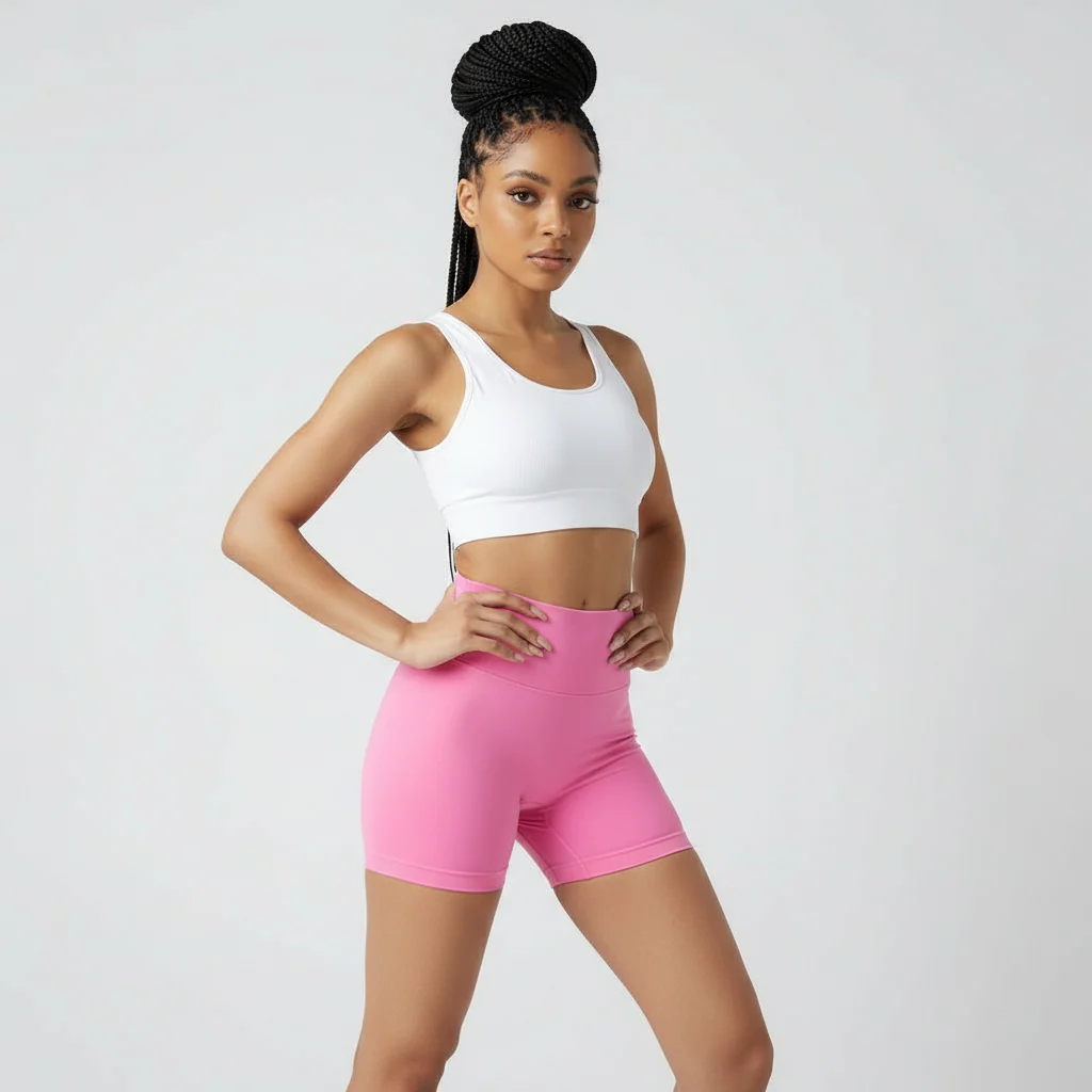 Sport Studio Wide Waistband Legging Shorts. - Image 3
