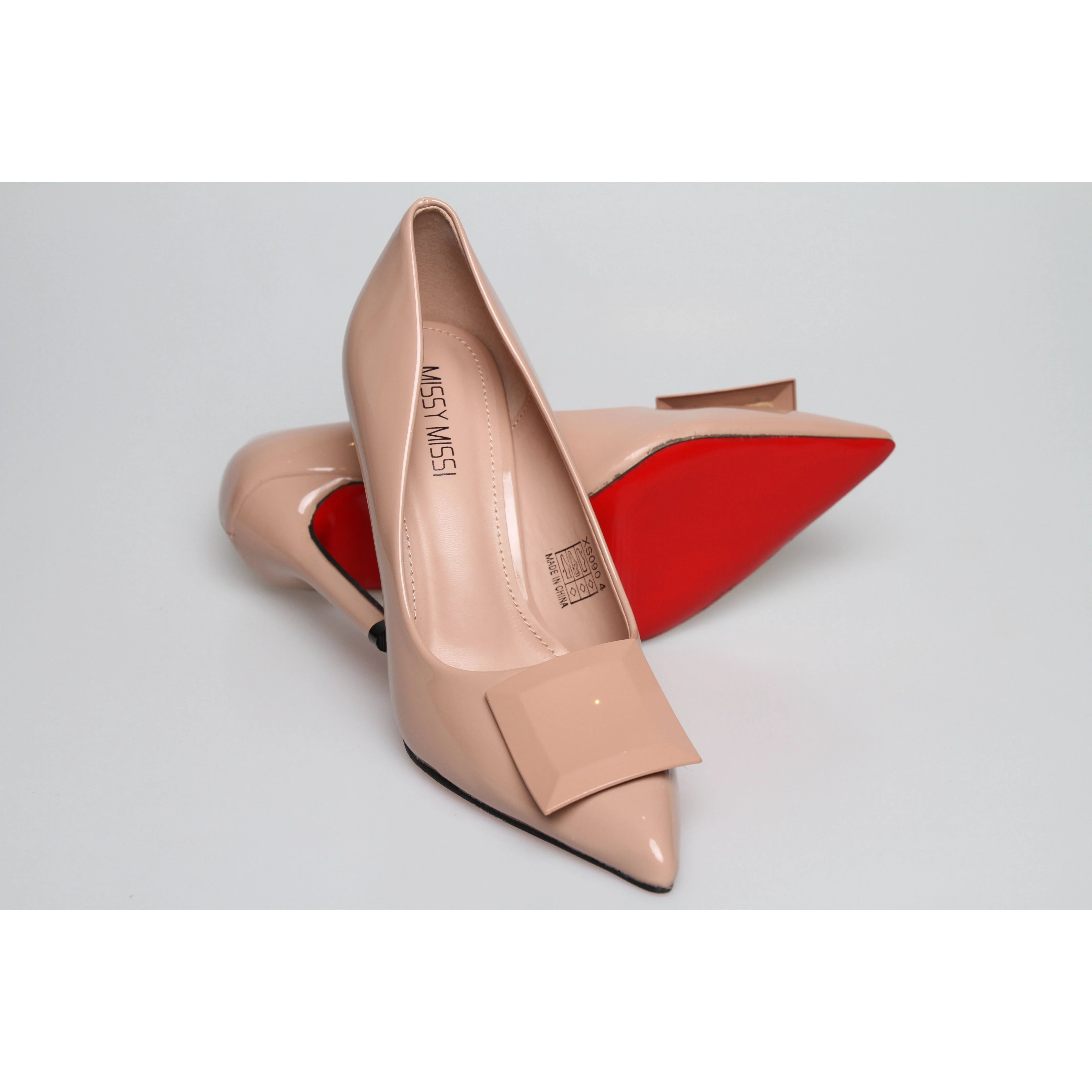 Square Buckle High Heels - Image 3