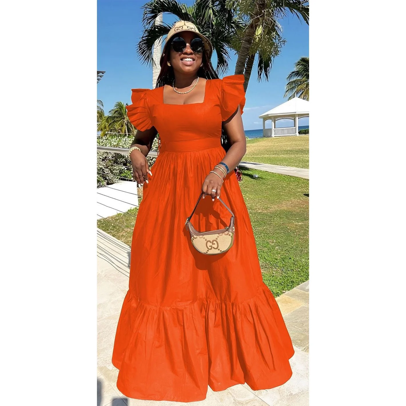 Square Neck Maxi dress - Image 3