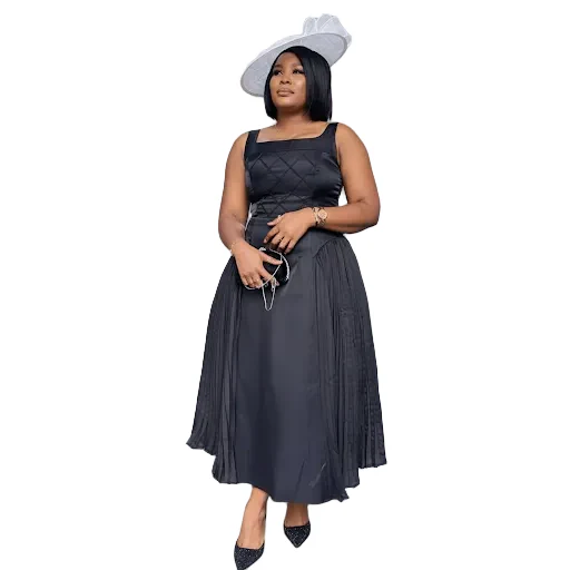 Square Neck Sleeveless Maxi Dress