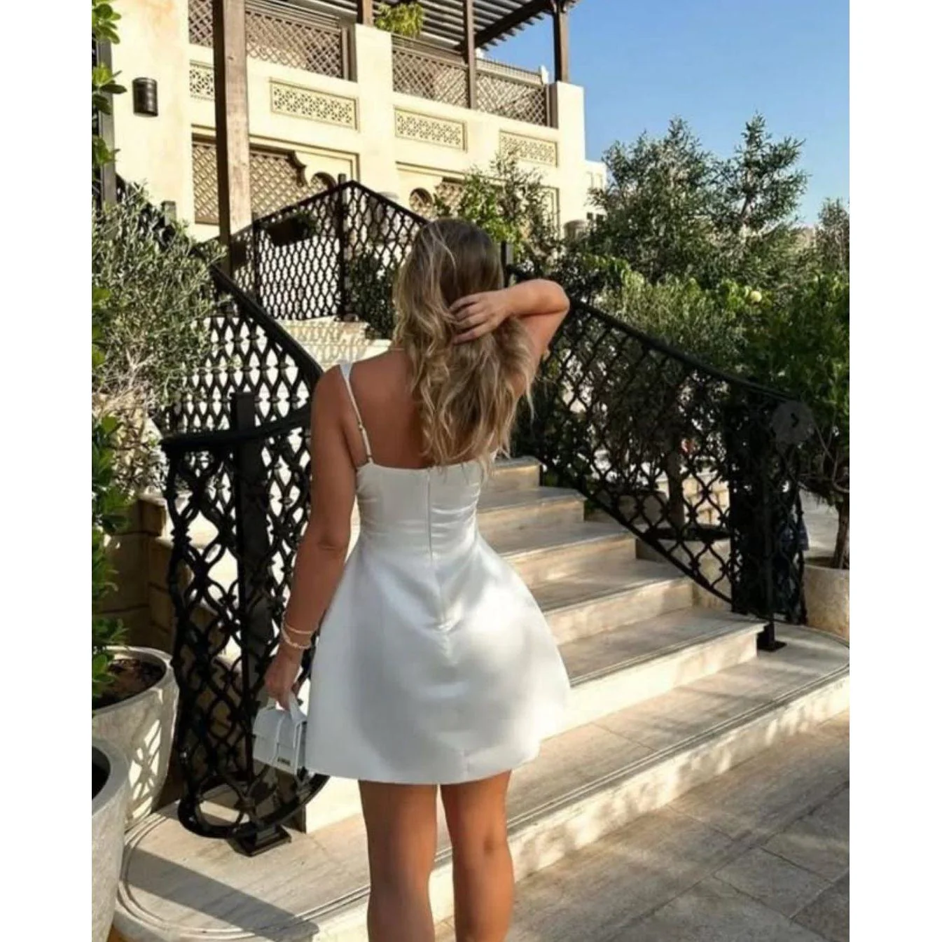 Square Neck Tennis Dresses for Women Golf Dress. - Image 3